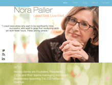 Tablet Screenshot of norapaller.com
